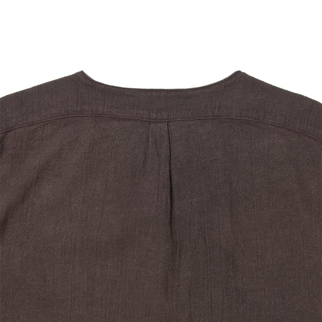 奄美泥染 鯉口シャツ【5672】