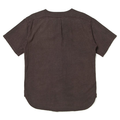 奄美泥染 鯉口シャツ【5672】