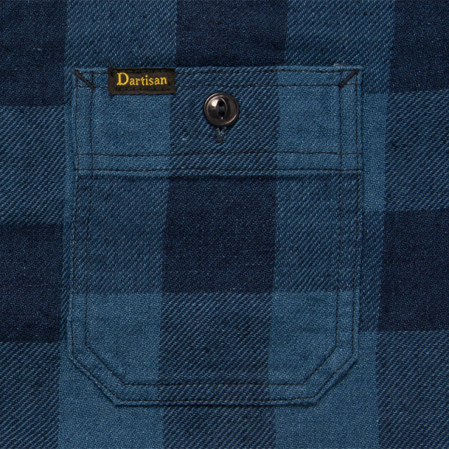 インディゴチェックシャツ【5674】