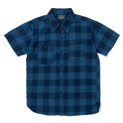 インディゴチェックシャツ【5674】