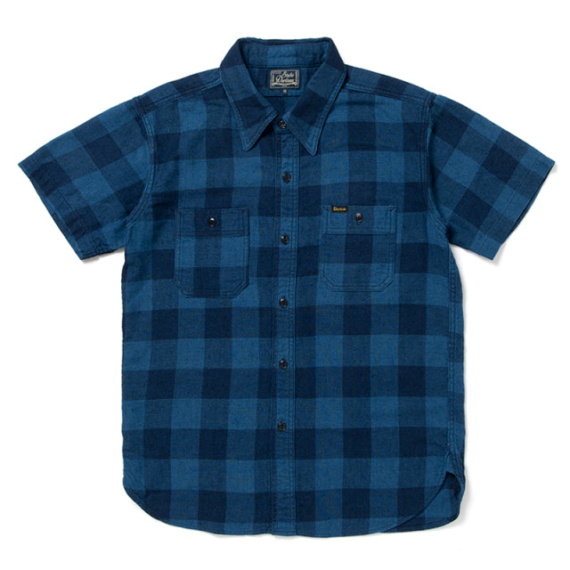 インディゴチェックシャツ【5674】