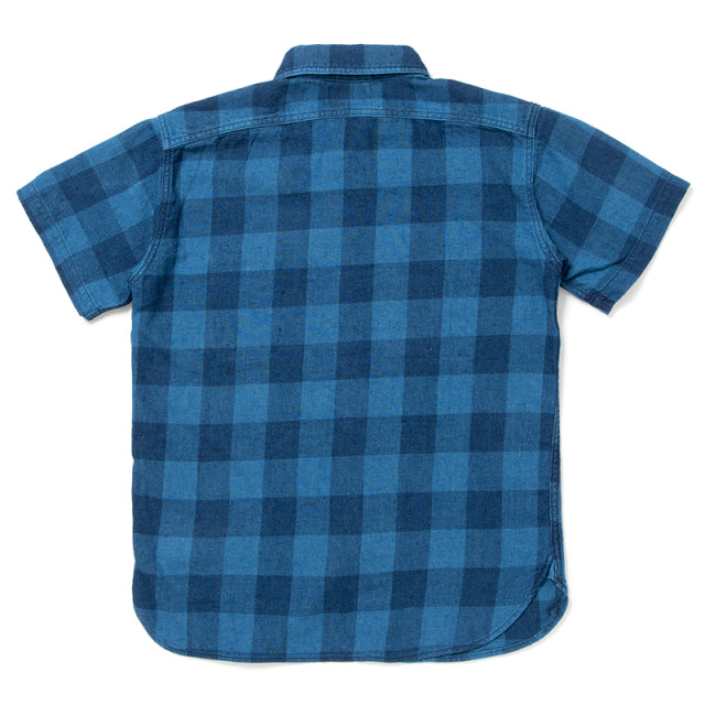 USEDインディゴチェックシャツ【5674U】