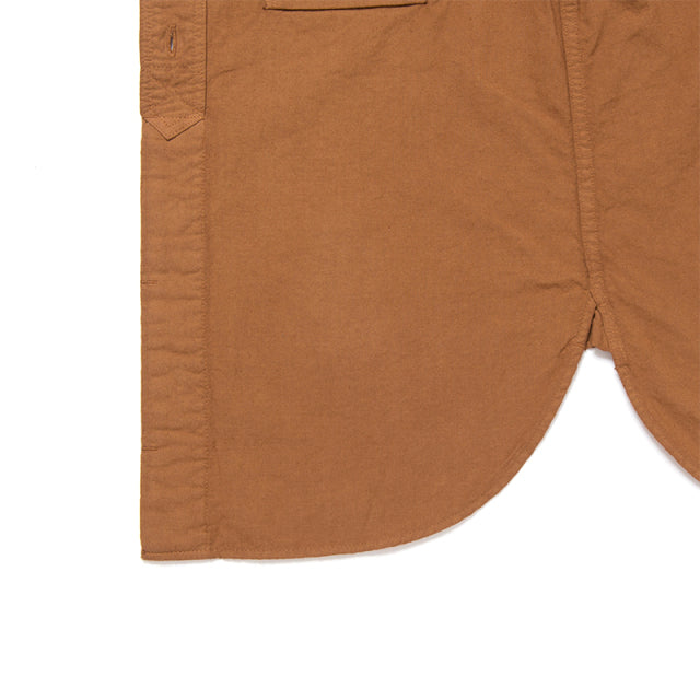 柿渋染め半袖シャツ【5675-KAKI】