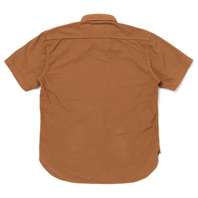 柿渋染め半袖シャツ【5675-KAKI】