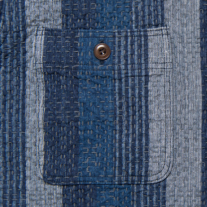 NORAGI KASURI SASHIKOシャツ【5676】