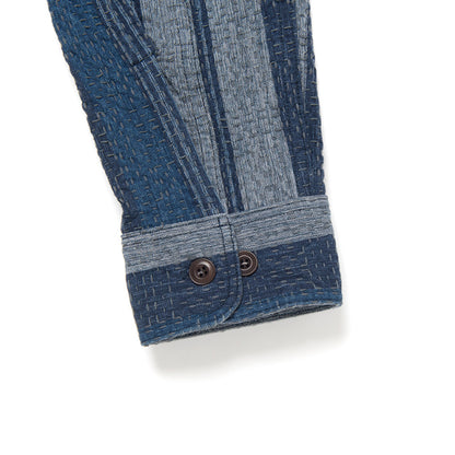 NORAGI KASURI SASHIKOシャツ【5676】