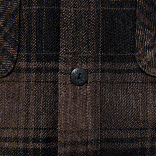 奄美泥染ネルシャツ【5678-DORO】