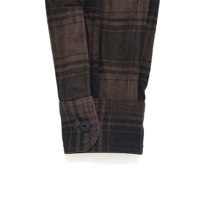 奄美泥染ネルシャツ【5678-DORO】