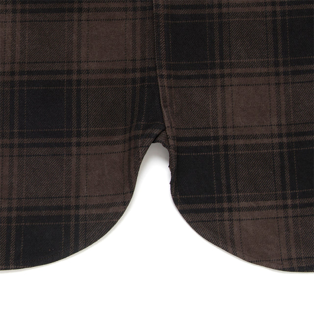 奄美泥染ネルシャツ【5678-DORO】