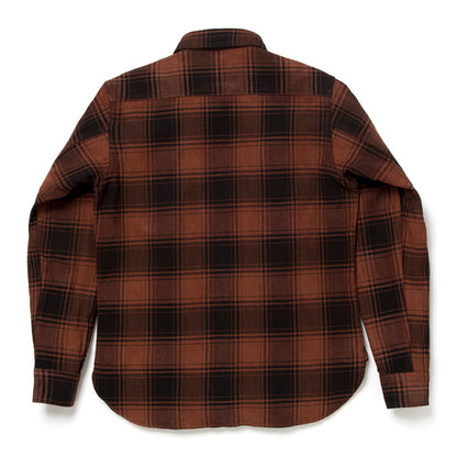 奄美泥染ネルシャツ【5678-DORO】