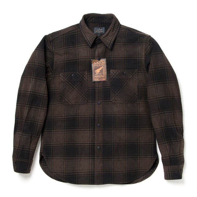 奄美泥染ネルシャツ【5678-DORO】