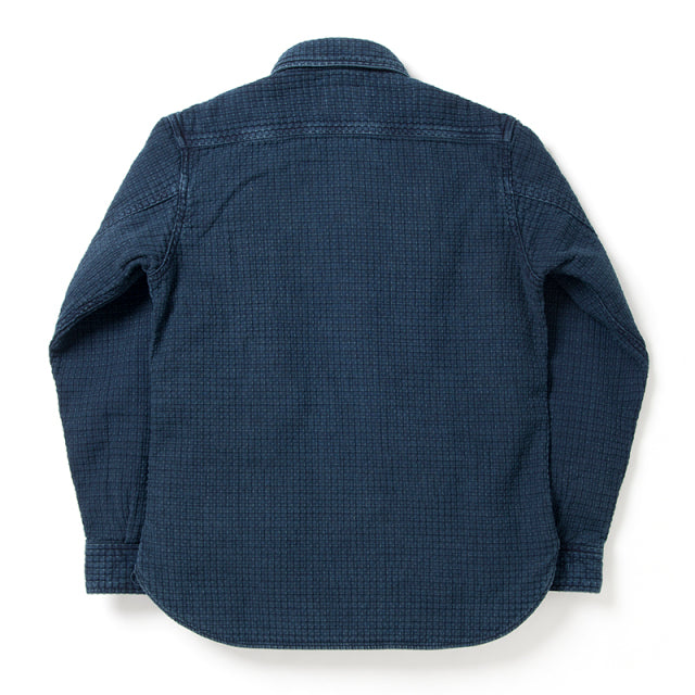 インディゴ刺し子シャツ【5689】