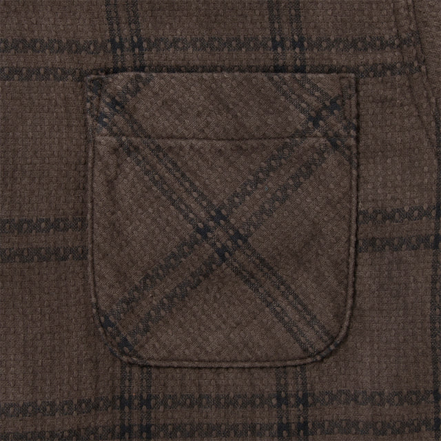 奄美泥染刺し子シャツ【5690】