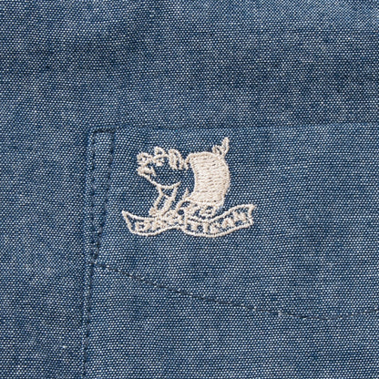 半袖シャンブレーボタンダウンシャツ【5694】