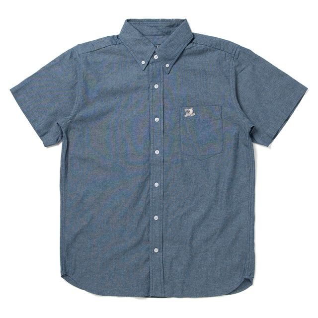半袖シャンブレーボタンダウンシャツ【5694】