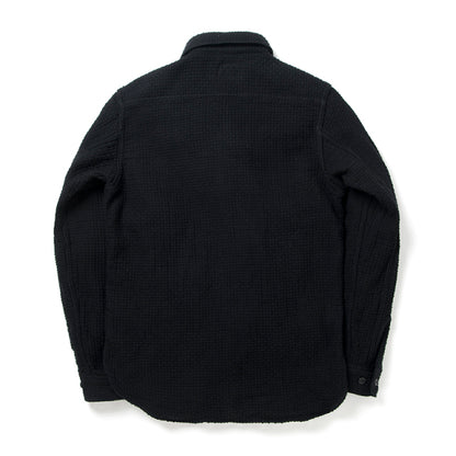 黒紋付染め刺し子シャツ【5697】