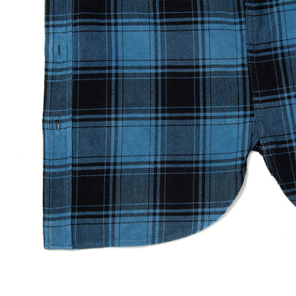 阿波正藍手染めチェックシャツ【5700】
