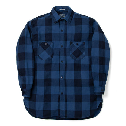 インディゴチェックシャツ【5703】