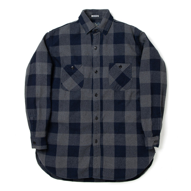 インディゴチェックシャツ【5703】