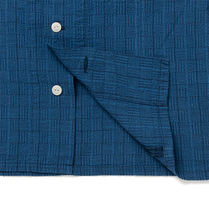 阿波しじら織り長袖シャツ【5706B】