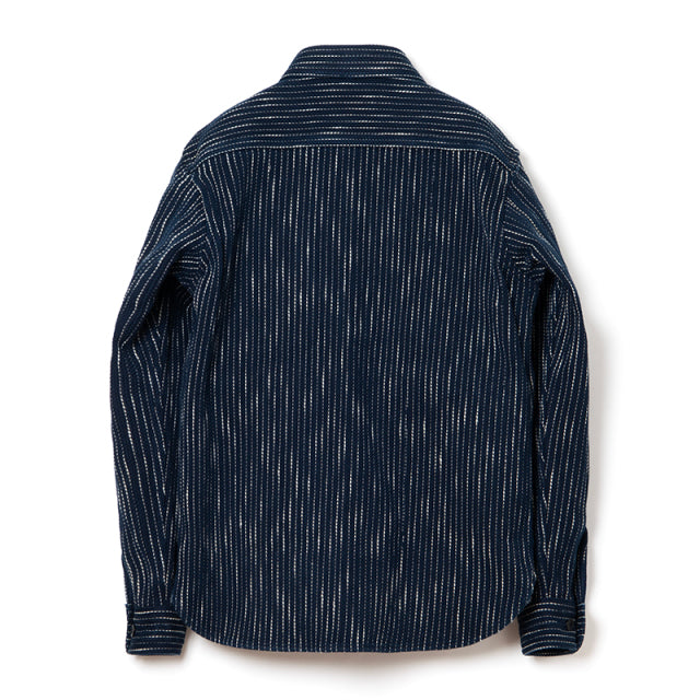 RAIN刺し子長袖シャツ【5709】