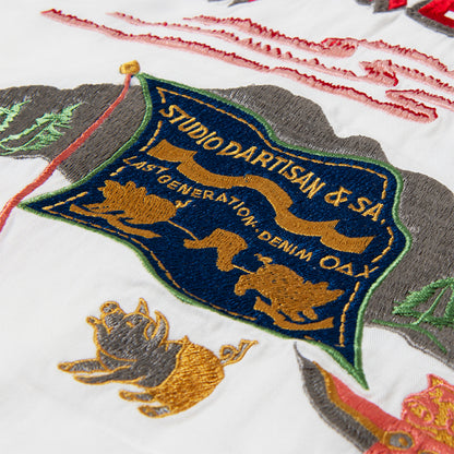 刺繍ボーリングシャツ【5710】