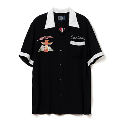 刺繍ボーリングシャツ【5710】