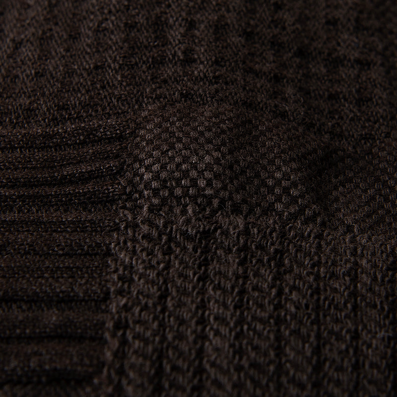 奄美泥染BOROジャガードシャツ【5717】