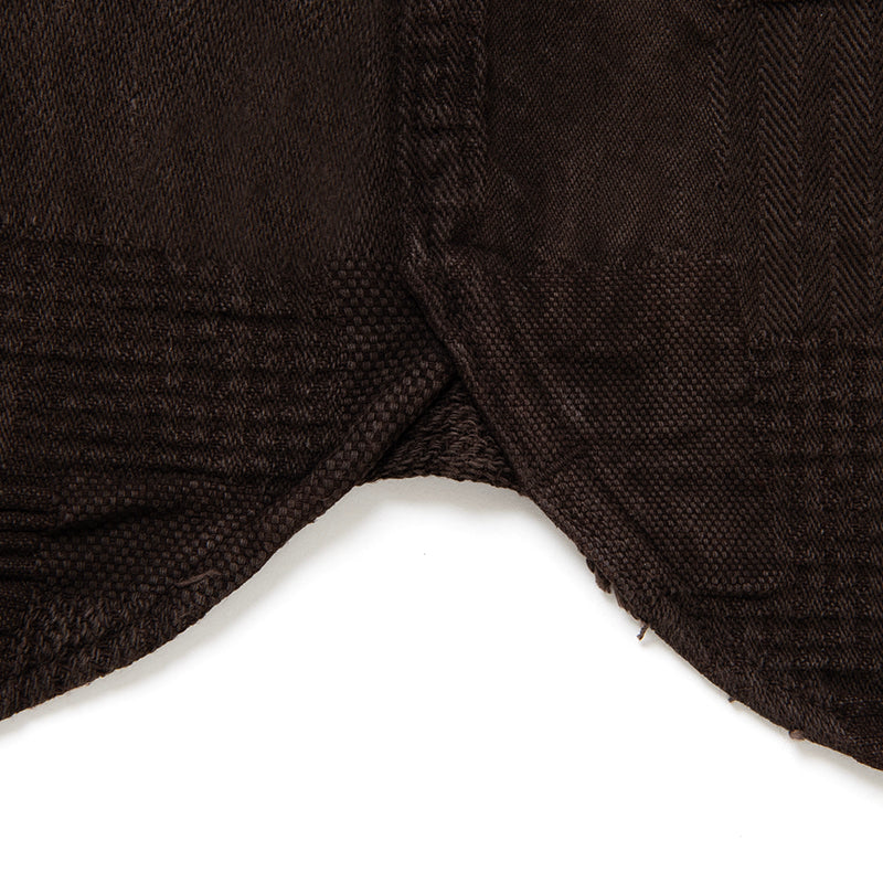 奄美泥染BOROジャガードシャツ【5717】