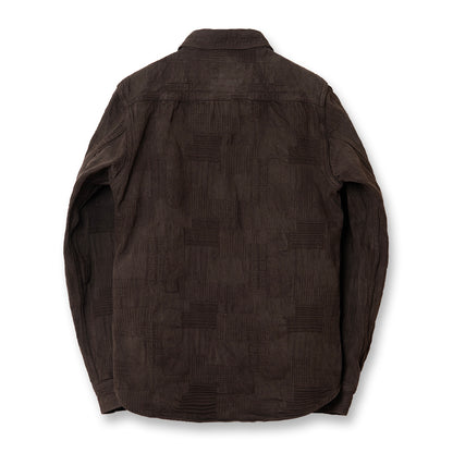 奄美泥染BOROジャガードシャツ【5717】