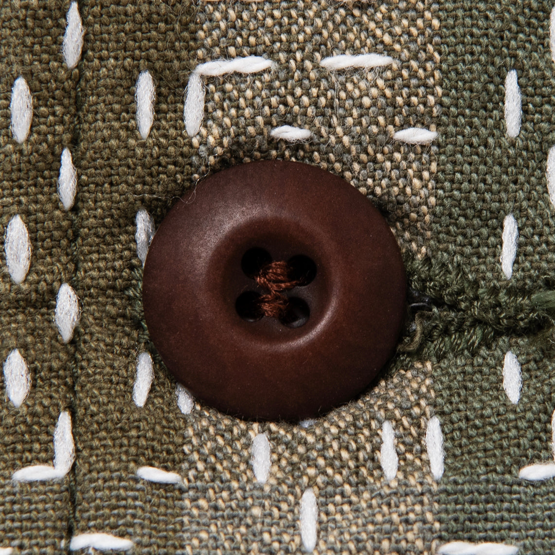 NORAGI ARMY SASHIKO 長袖シャツ【5718】