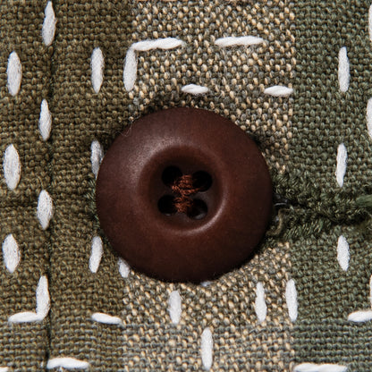 NORAGI ARMY SASHIKO 長袖シャツ【5718】