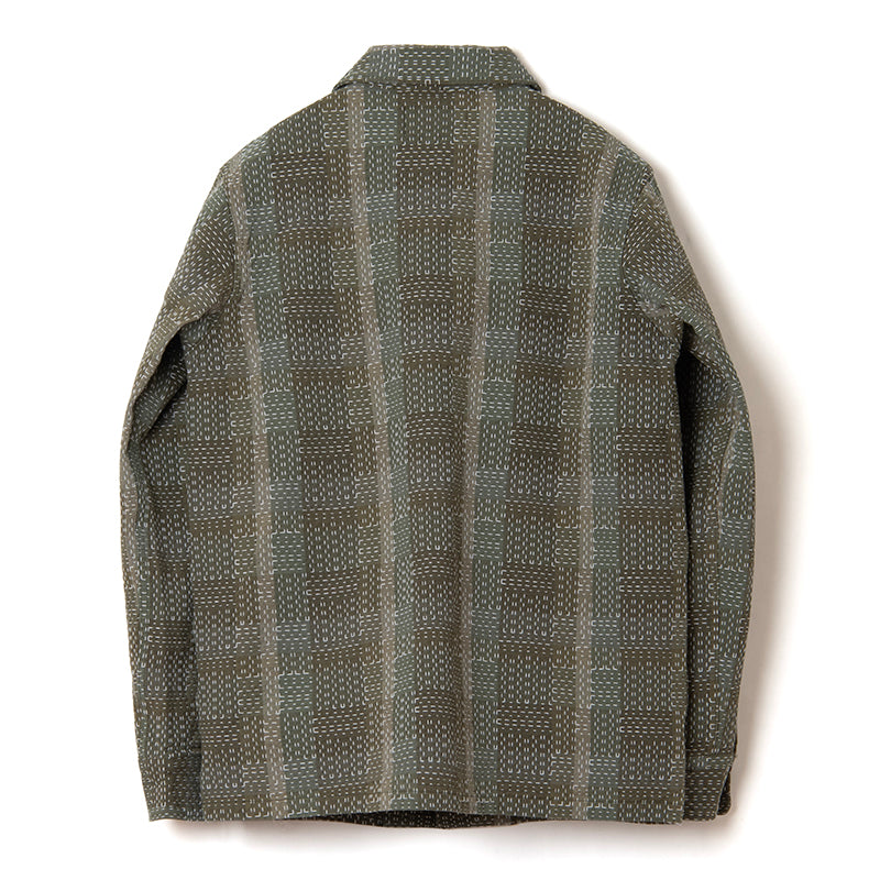 NORAGI ARMY SASHIKO 長袖シャツ【5718】