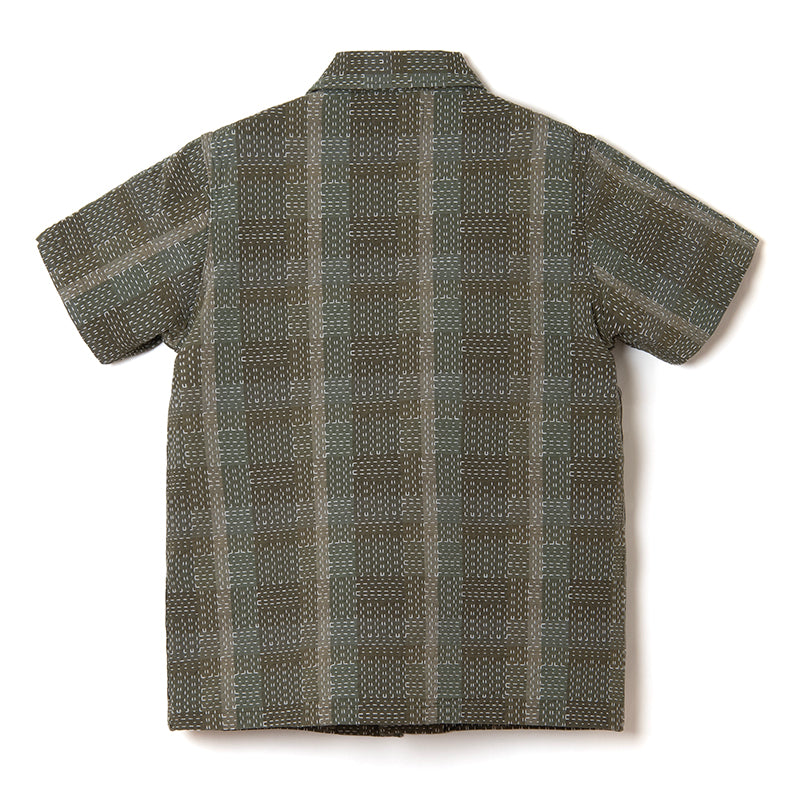 NORAGI ARMY SASHIKO 半袖シャツ【5719】