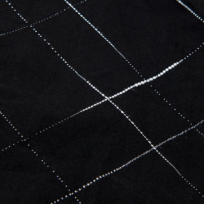 京黒紋付染絣半袖シャツ【5720】