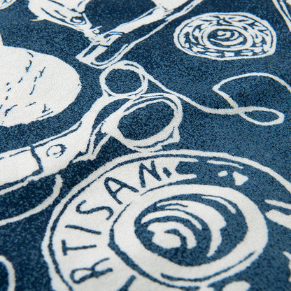 インディゴ抜染アロハシャツ【5722】