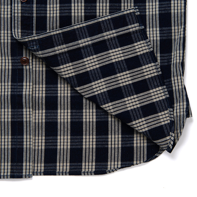 インディゴチェックシャツ【5725】