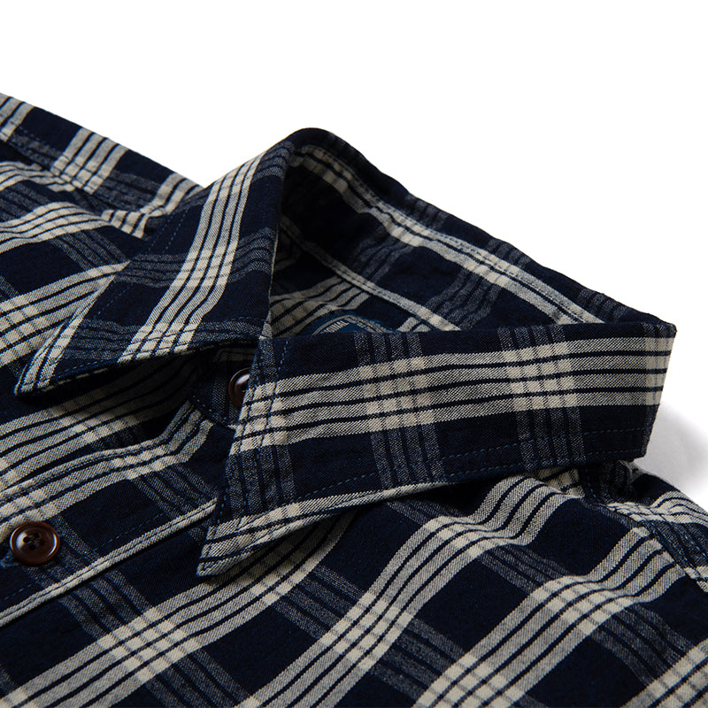 インディゴチェックシャツ【5725】