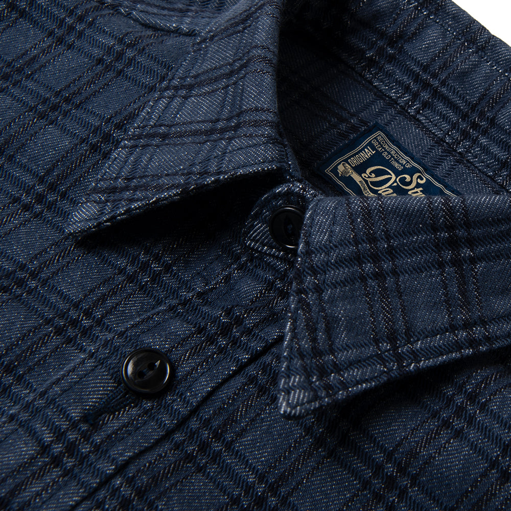 13ozジャガードチェックシャツ【5734】