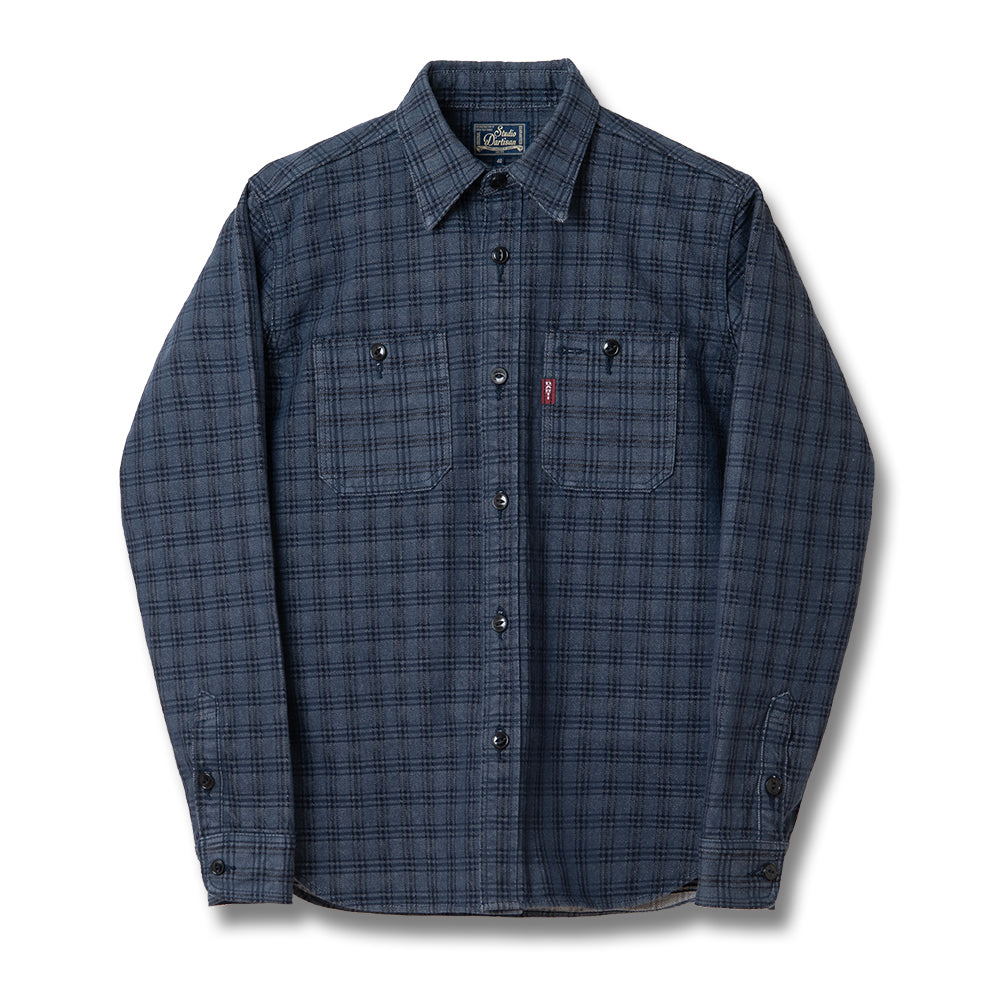 13ozジャガードチェックシャツ【5734】