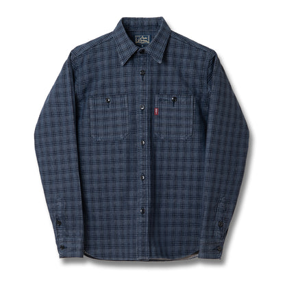 13ozジャガードチェックシャツ【5734】