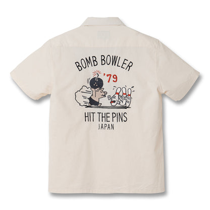 刺繍ボーリングシャツ【5743】