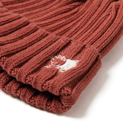 硫化染めコットンニットキャップ 【7557】