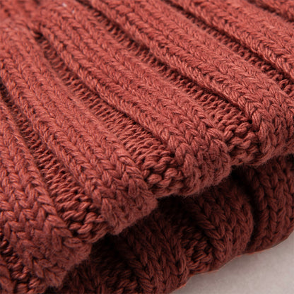 硫化染めコットンニットキャップ 【7557】