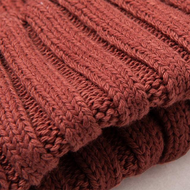 硫化染めコットンニットキャップ 【7557】