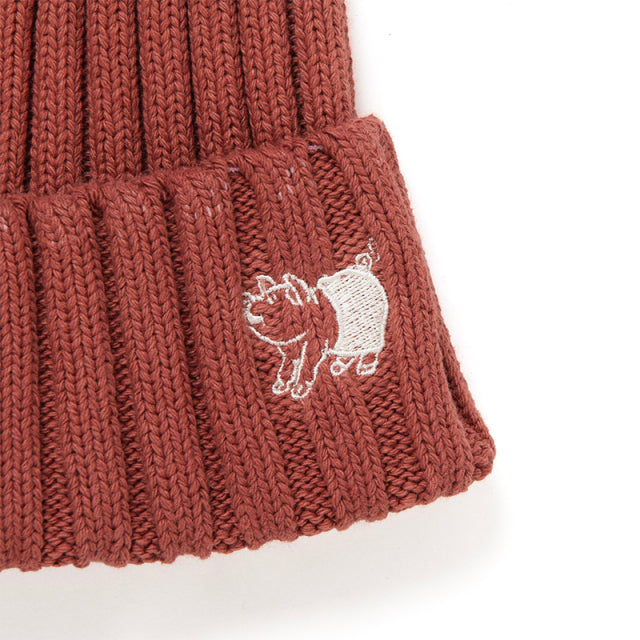 硫化染めコットンニットキャップ 【7557】