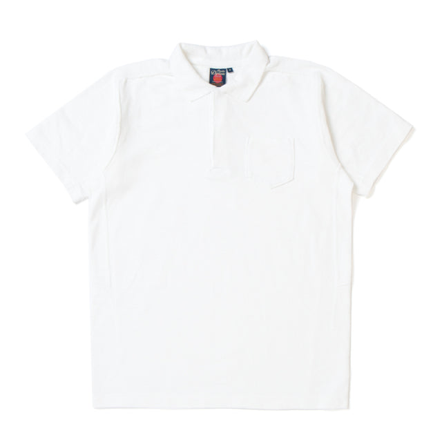 吊り編み鹿の子ポロシャツ【8000】