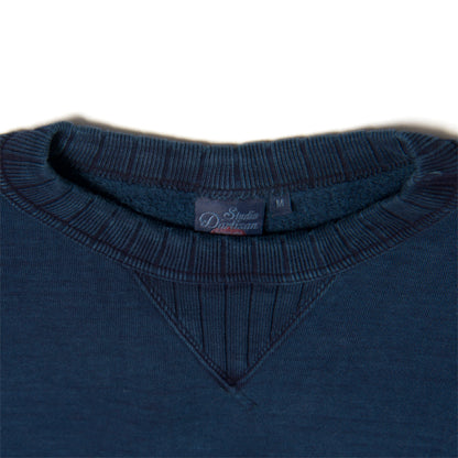 インディゴ吊り編みトレーナー【8036】