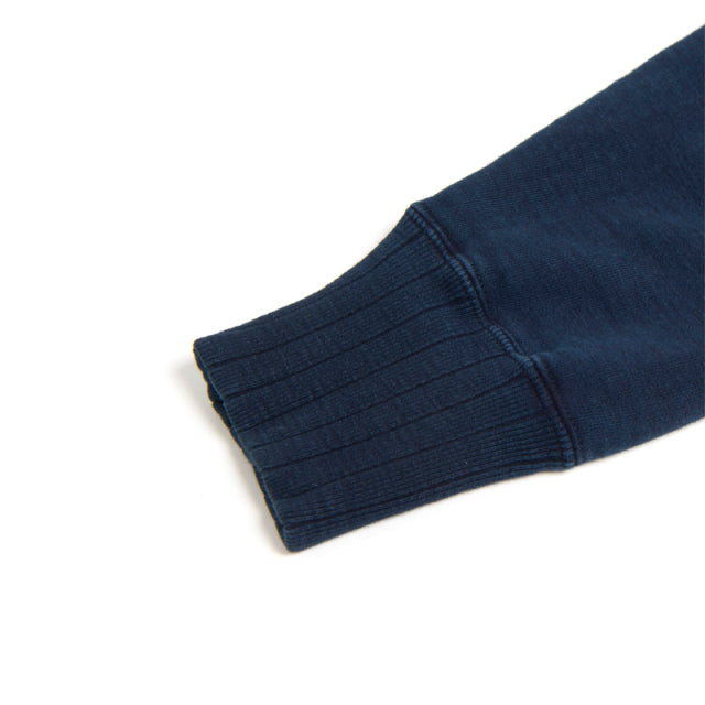 インディゴ吊り編みトレーナー【8036】