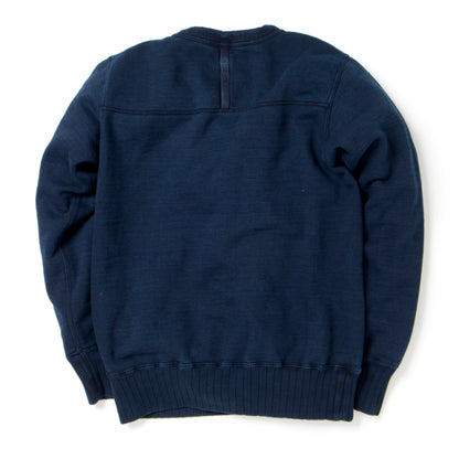 インディゴ吊り編みトレーナー【8036】